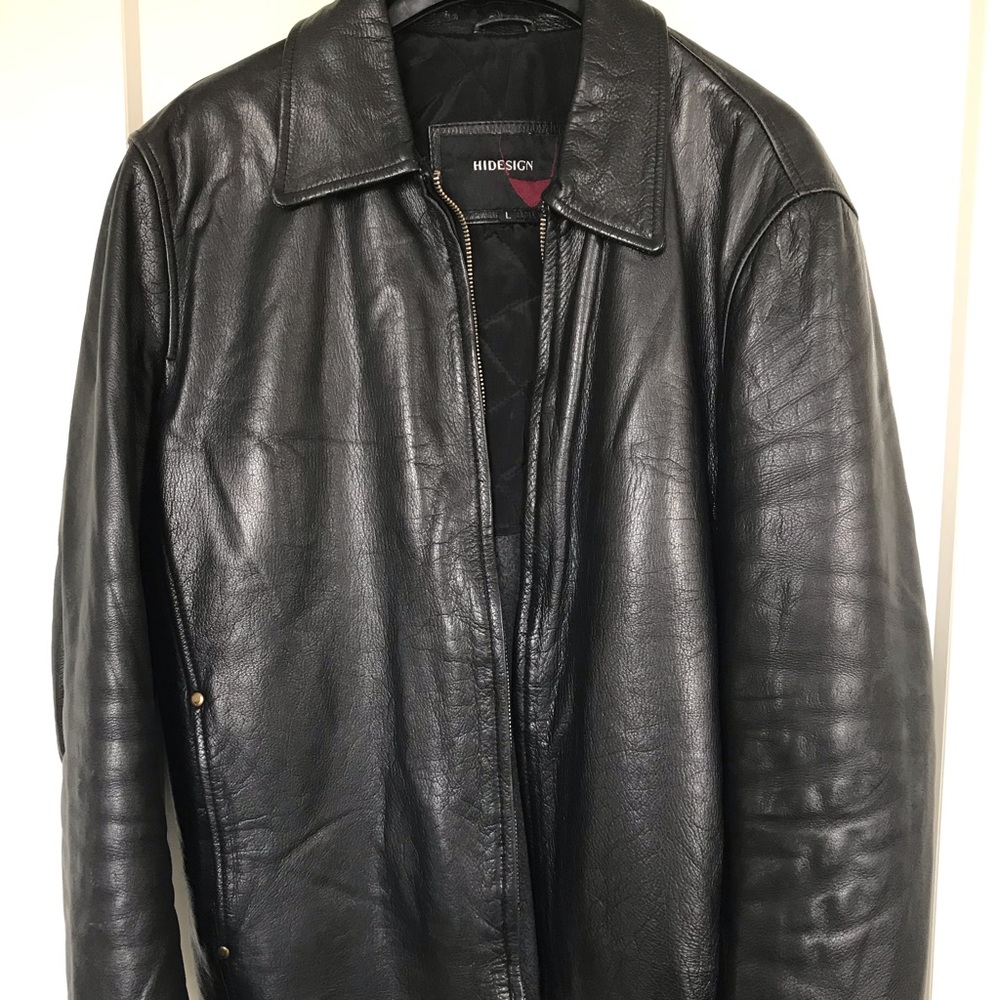 Hidesign genuine leather jacket for men